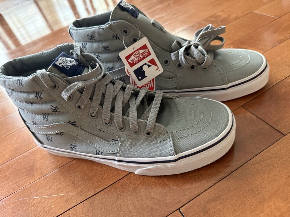 Vans New York Yankees Sneakers Sk8-Hi Size Women 8 Mens 6.5